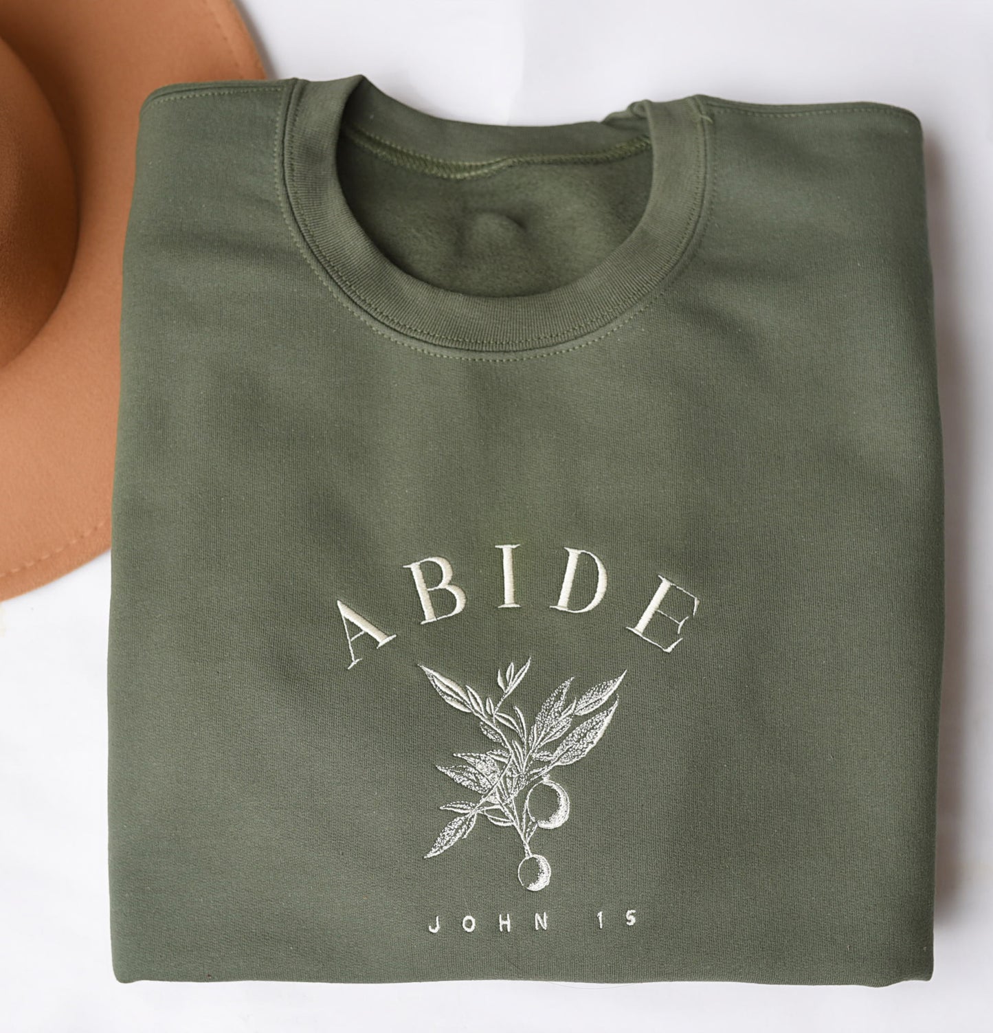 Abide Embroidered Sweatshirt