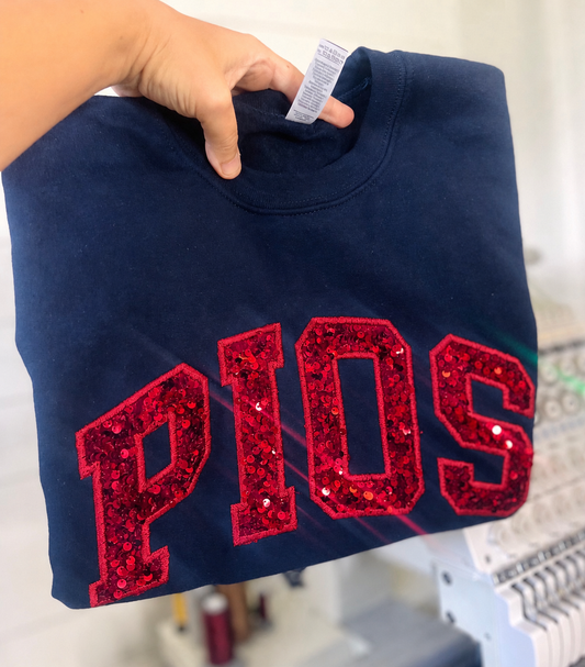 Sequin Sweatshirt Customizable