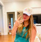 Pray Trucker Hat + Floral Beak Detail