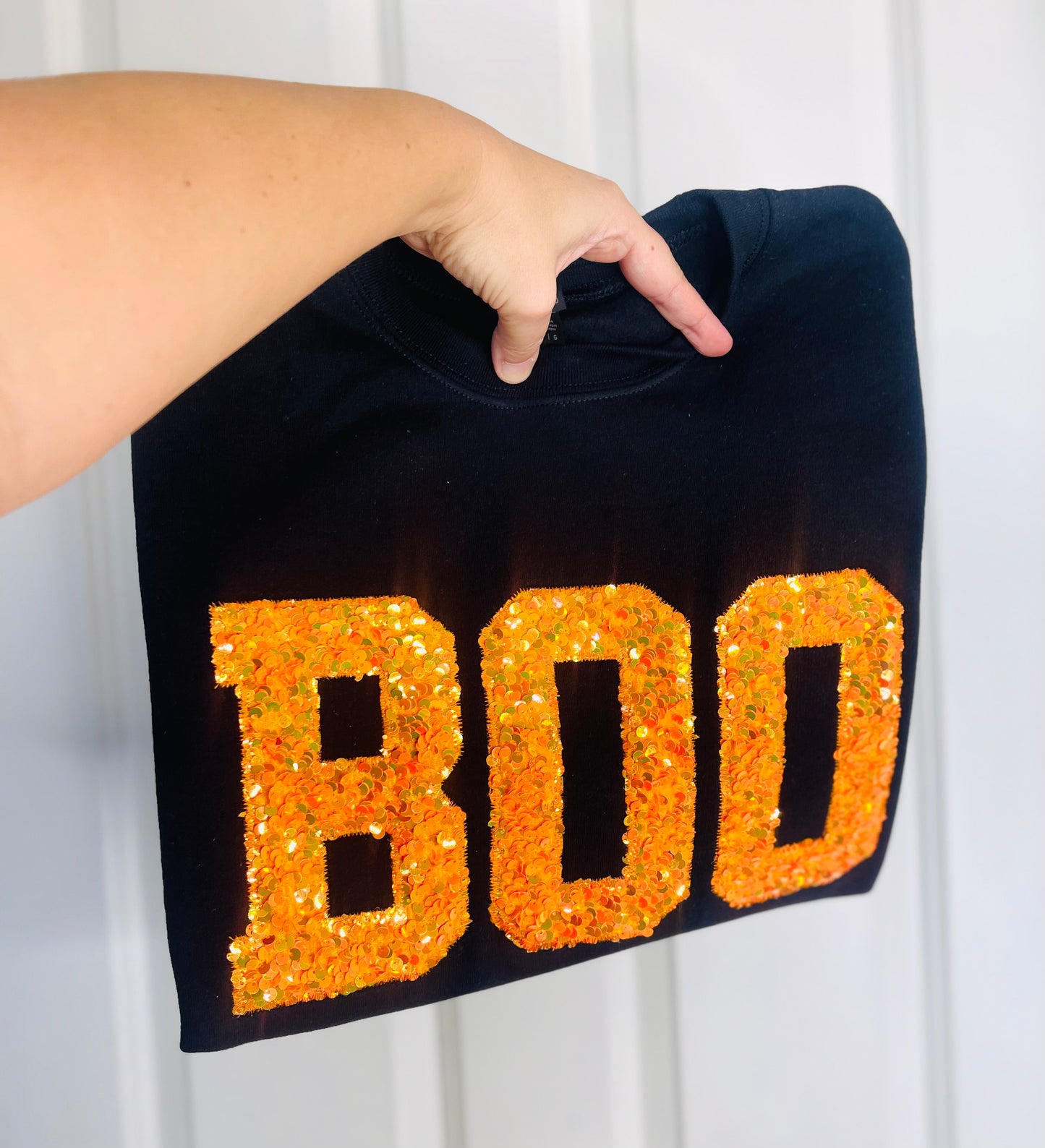 Boo Sequin Sweatshirt