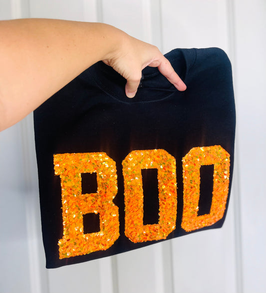 Boo Sequin Sweatshirt