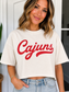 Retro Graphic Tigers or Cajuns Regular or Crop Comfort Colors