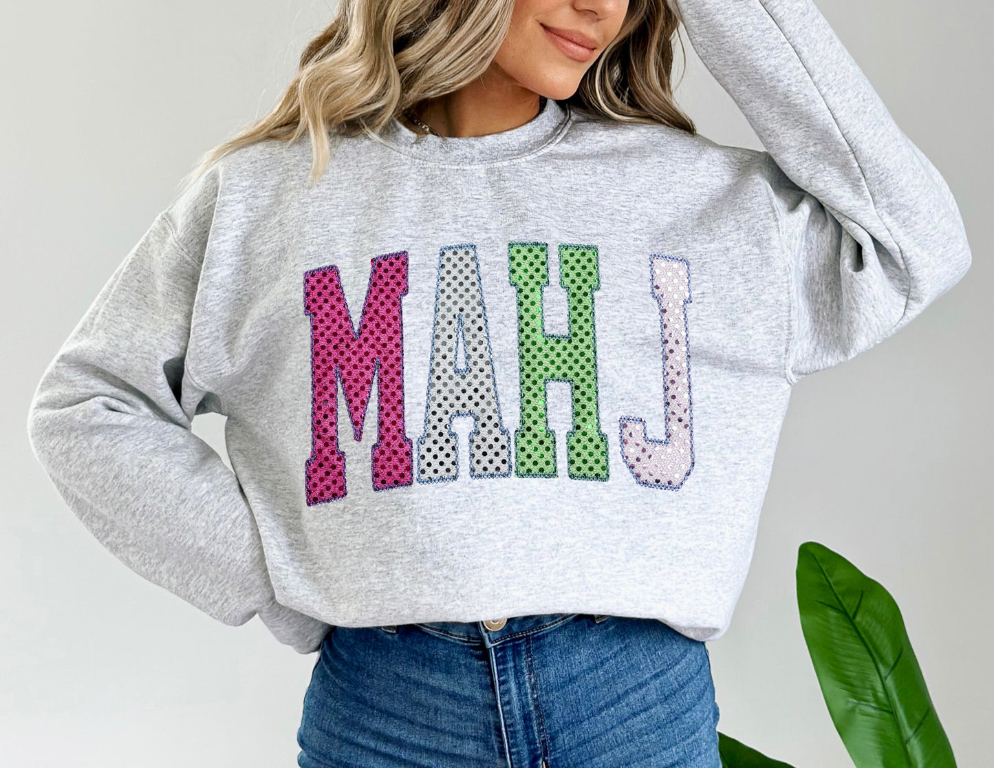 Mahj Sequin Applique