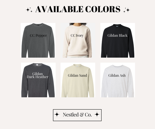 CAJUNS Crewneck Comfort Colors or Gildan