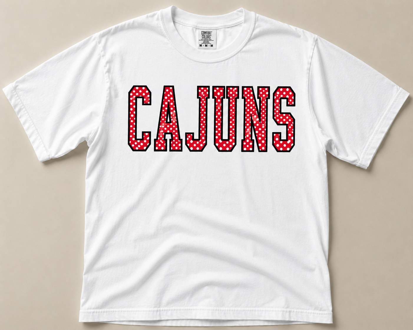 Cajuns Polka Dot Tee