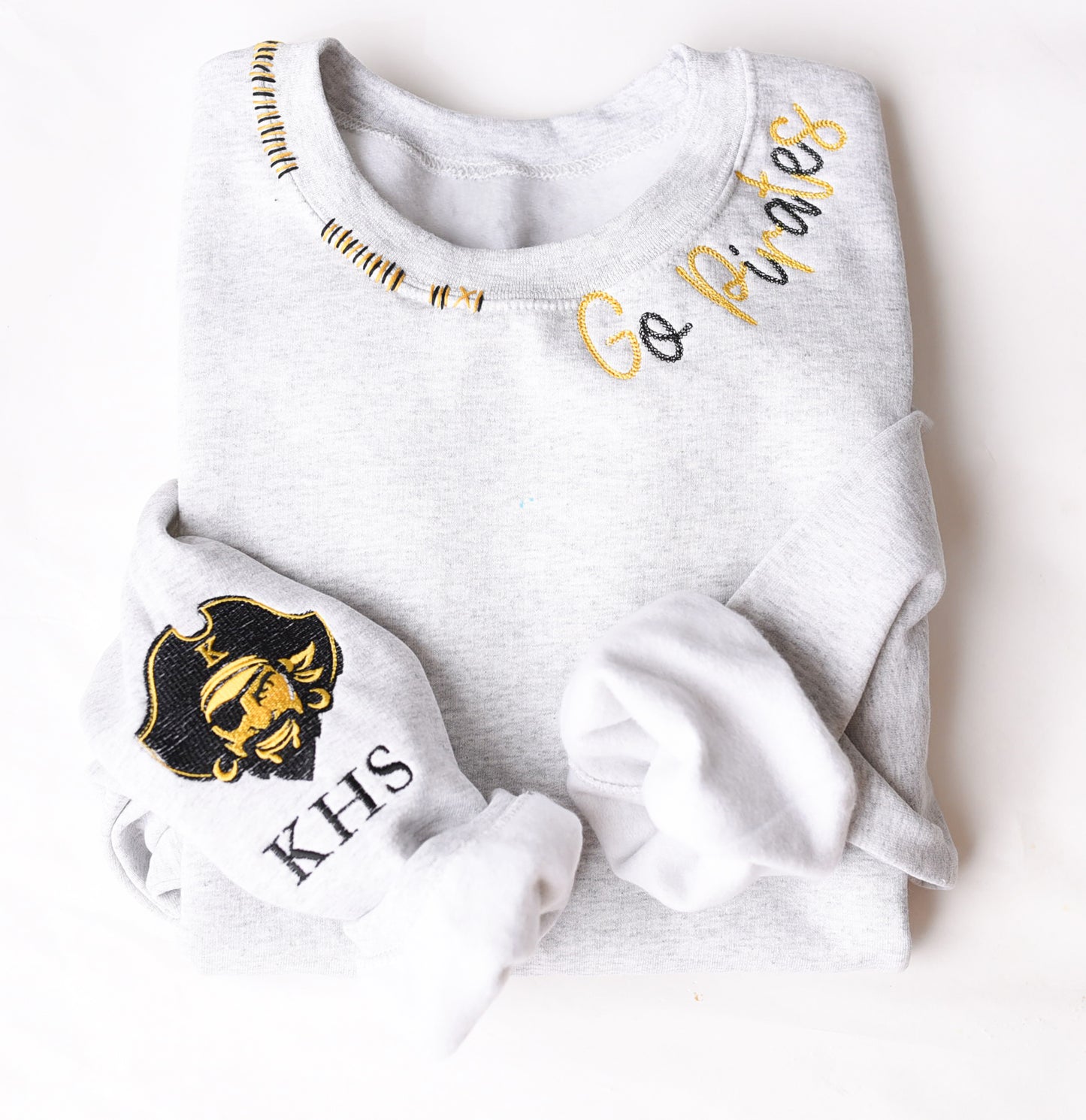 Custom Gameday Embroidered and Hand Stitched Sweatshirt