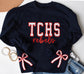 School Spirit Sweatshirt with Side Bows