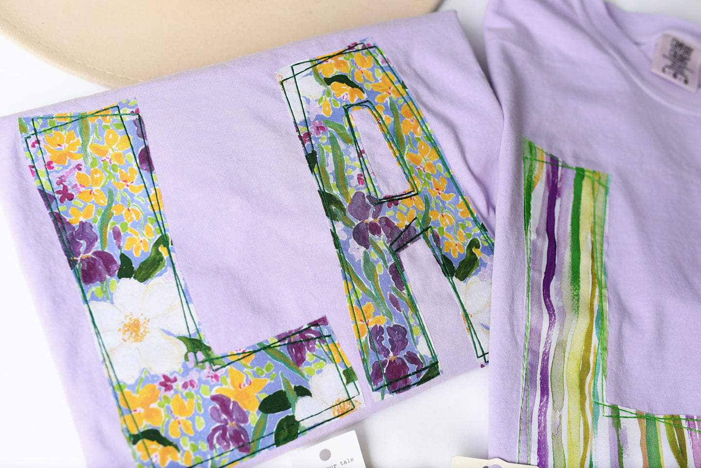 La Mardi Gras Tee Applique