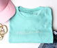 Mama Mint Embroidered Tee