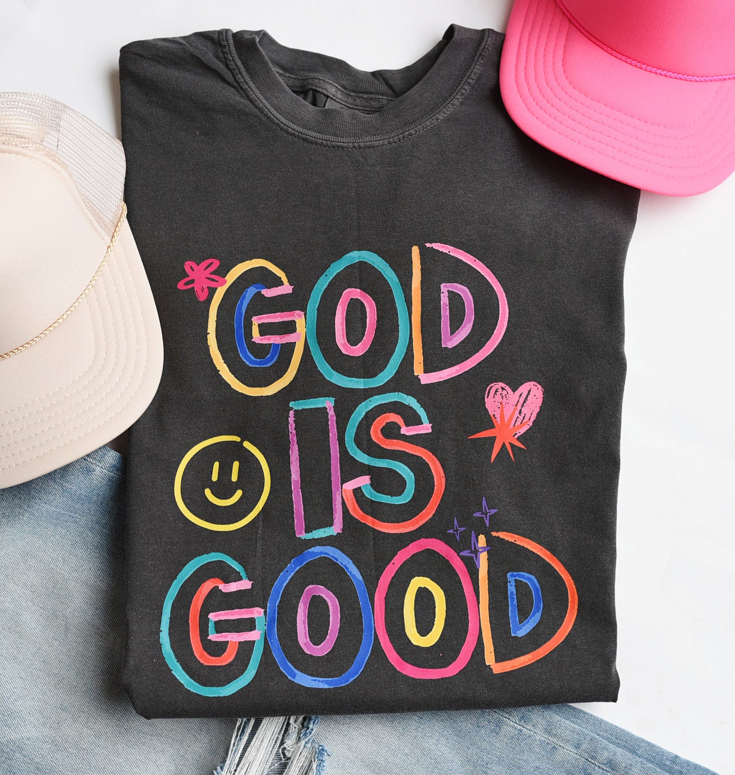 God Is Good Doodle Tee