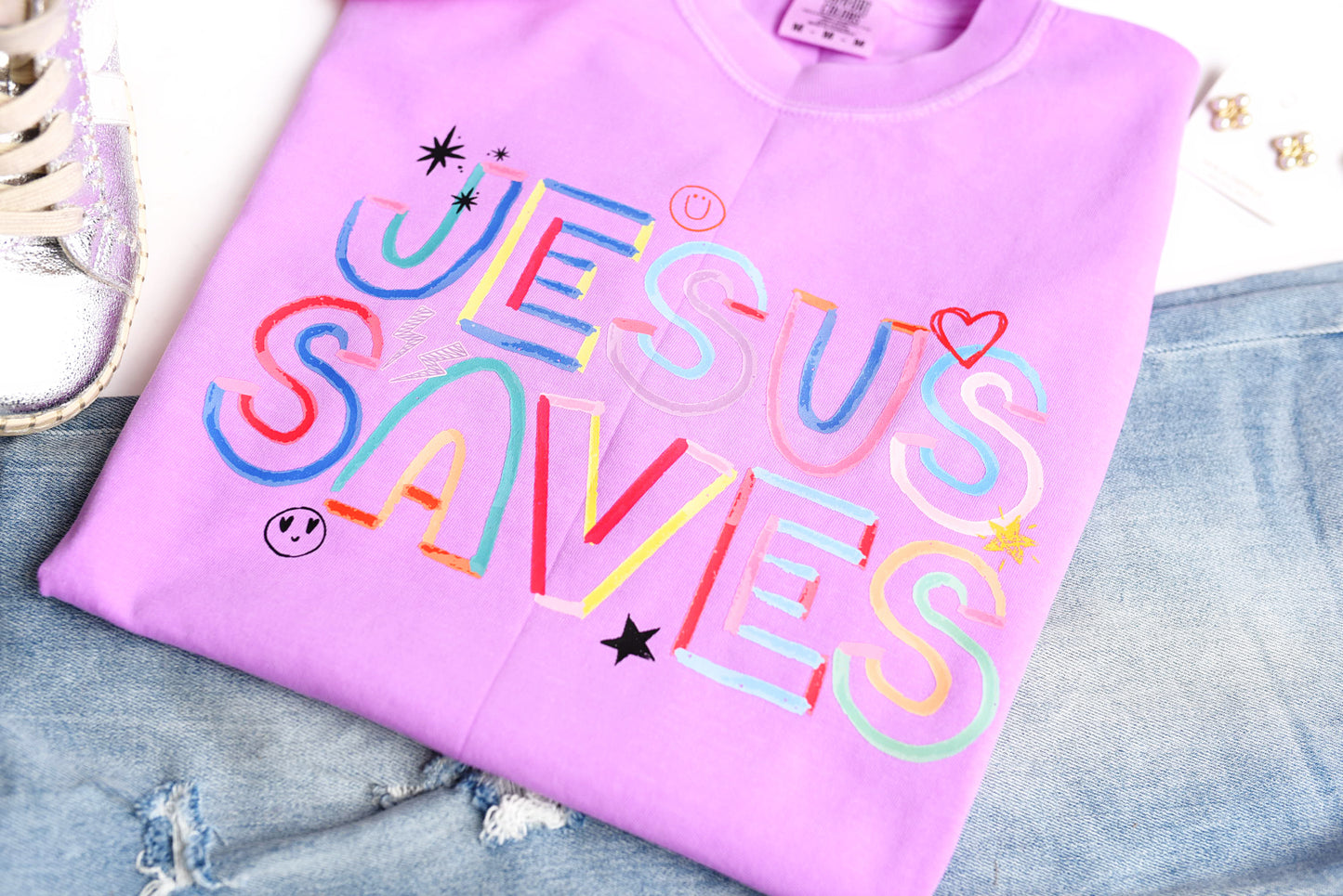 Jesus Saves Comfort Colors Unisex T-Shirt