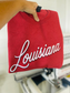 Louisiana Retro Script Sweatshirt