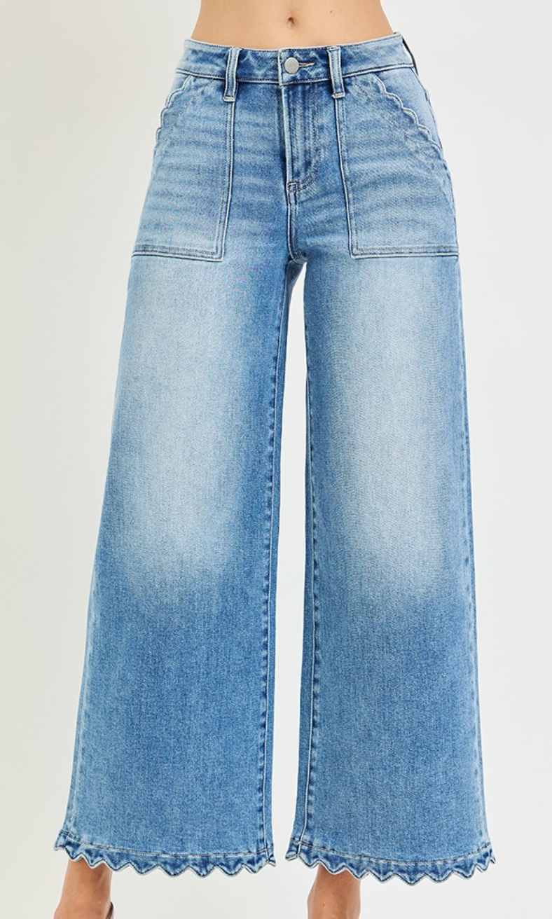 Sullivan Scallop Light Denim