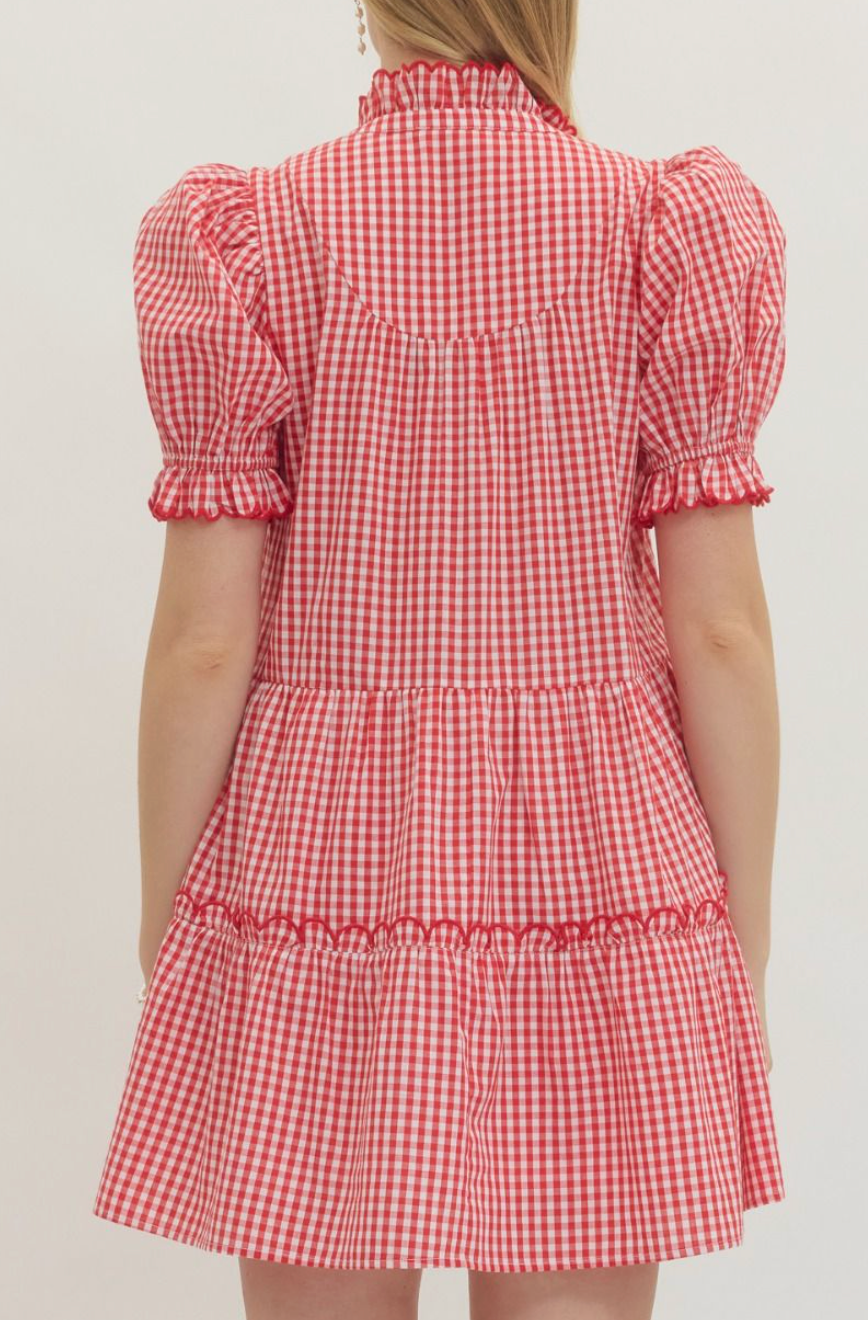 Greer Gingham Dress