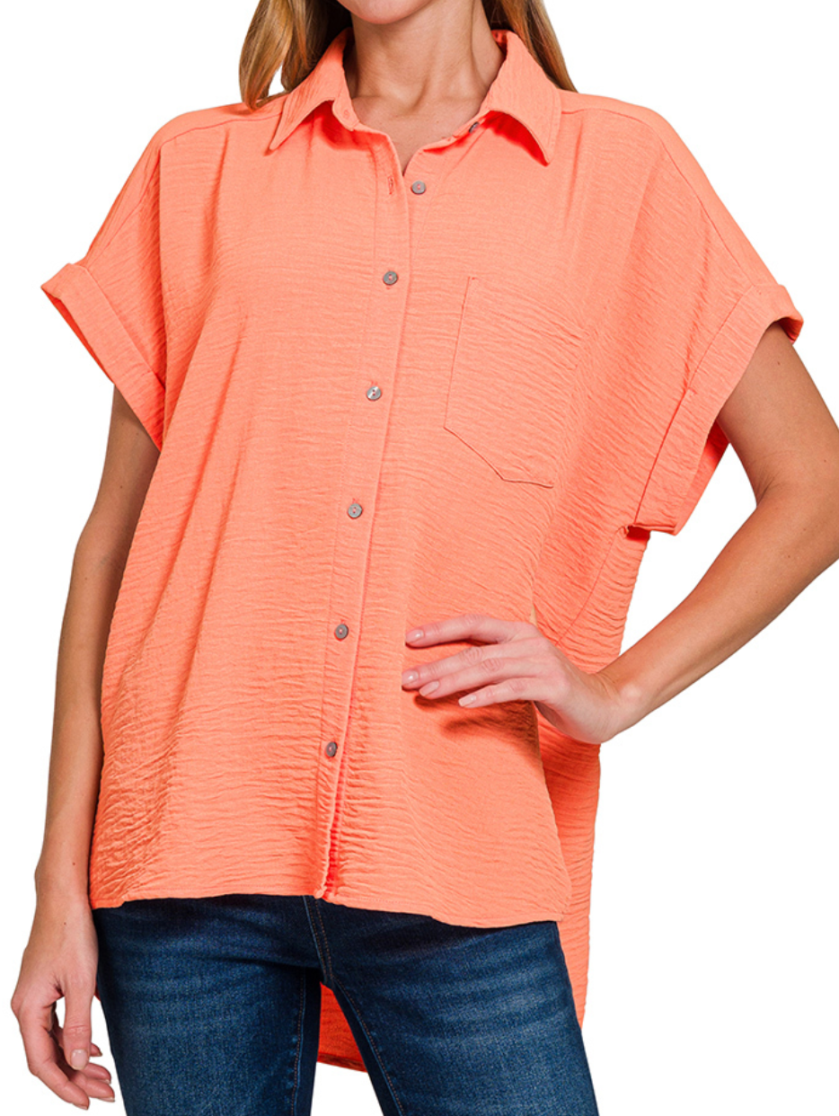 Zenana Button Down
