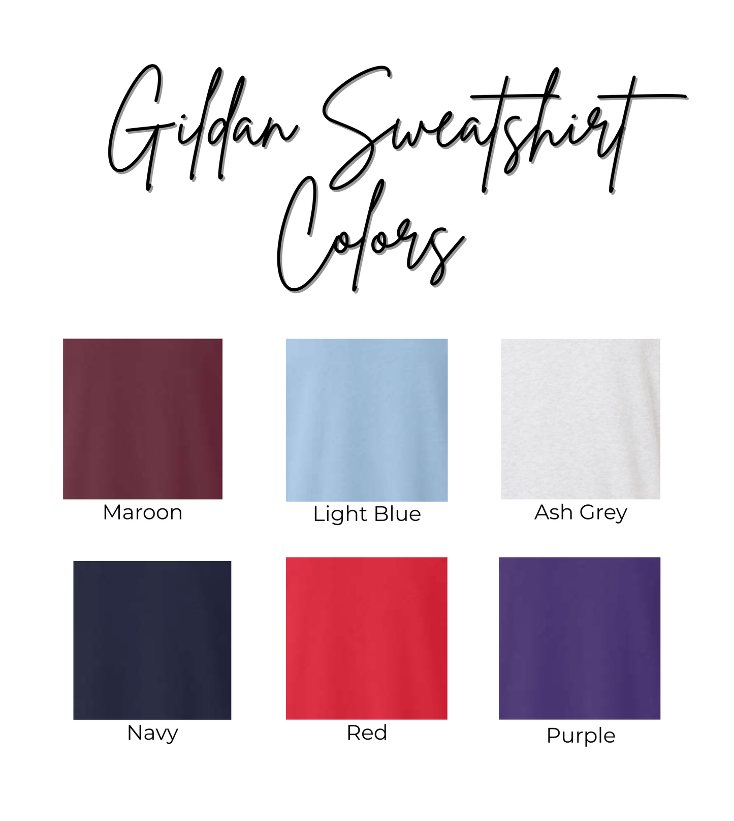 Gingham Lace Applique Make It Your Own Gildan Sweatshirt