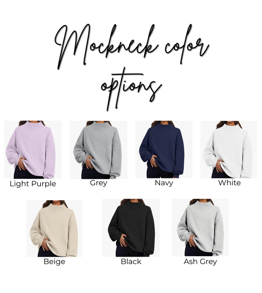 Mockneck Gingham Applique Make It Yours